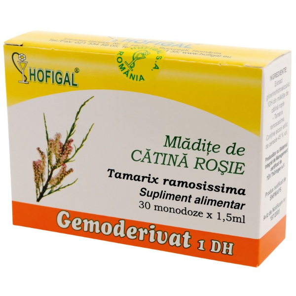 Mladite de catina rosie gemoderivat, 30 doze - Hofigal