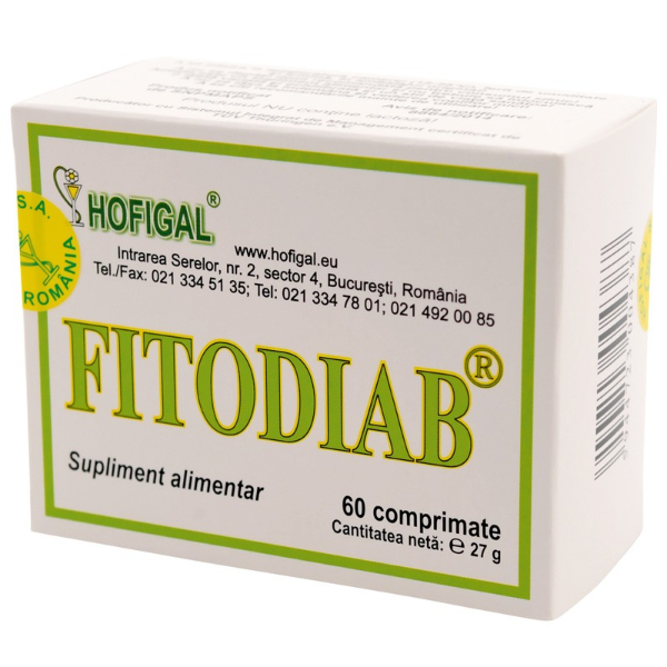 Fitodiab, 60 comprimate - Hofigal