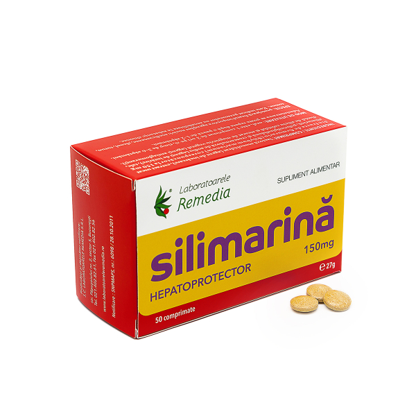Silimarina, 150 mg, 50 comprimate - Remedia