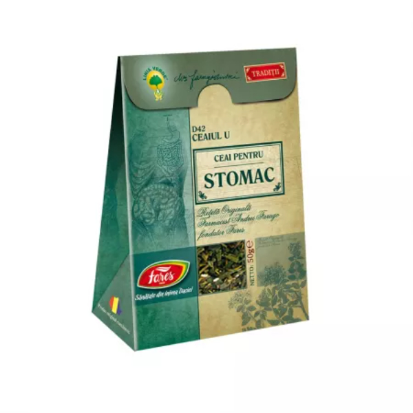 Ceai pentru stomac, D42, 50 g - Fares