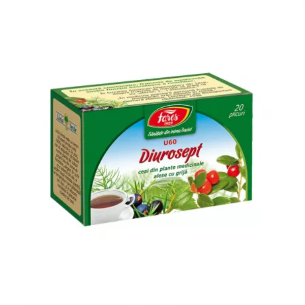 Ceai diurosept, U60, 20 plicuri - Fares
