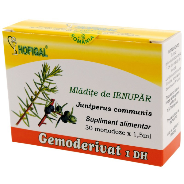 Mladite de ienupar gemoderivat, 30 monodoze - Hofigal