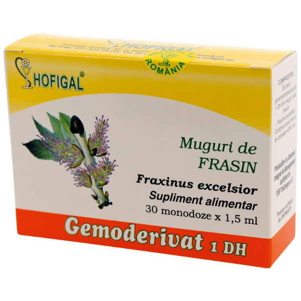 Muguri de frasin gemoderivat, 30 monodoze - Hofigal