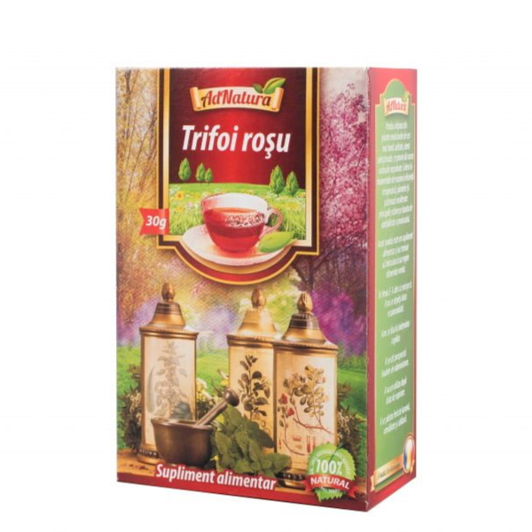 Ceai trifoi rosu flori, 30 g - AdNatura