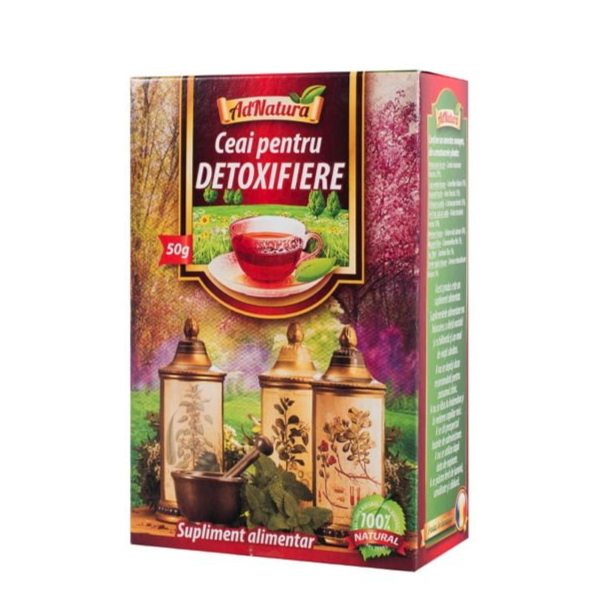 Ceai pentru detoxifiere, 50 g - AdNatura