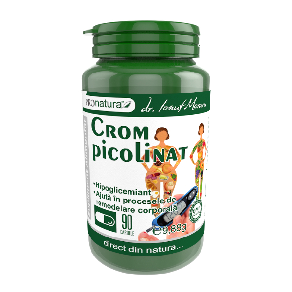Crom Picolinat, 90 capsule - Pro Natura