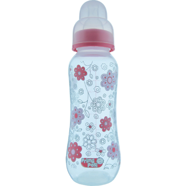 Biberon decorat (+0-3 luni), 250 ml - RO140 - Primii Pasi