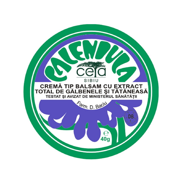 Unguent cu Extract Total de Galbenele si Tataneasa, 40 g - Ceta Sibiu