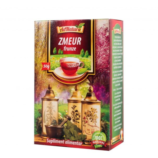 Ceai zmeur frunze, 50 g - AdNatura