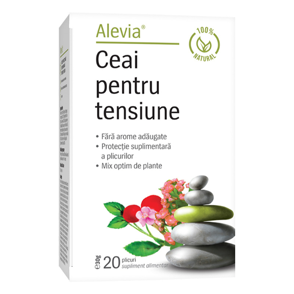 Ceai tensiune, 1.8 g 20 pliculete - Alevia