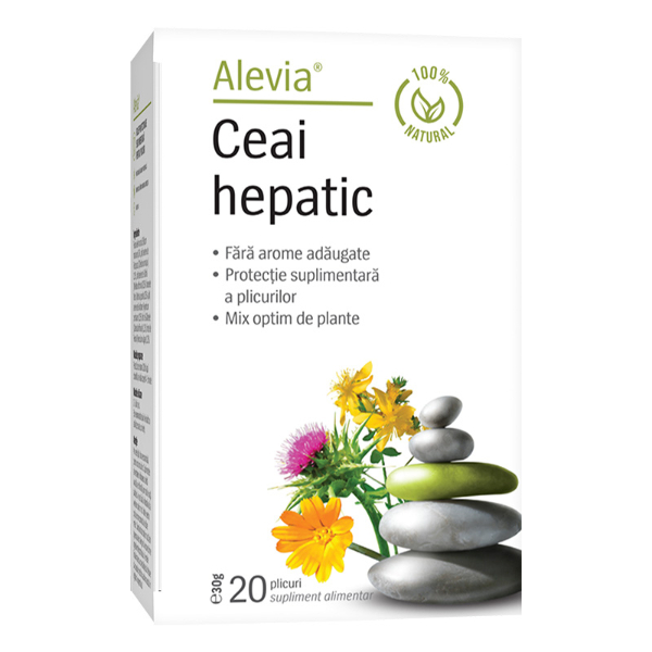 Ceai hepatic, 1.5 g 20 pliculete - Alevia