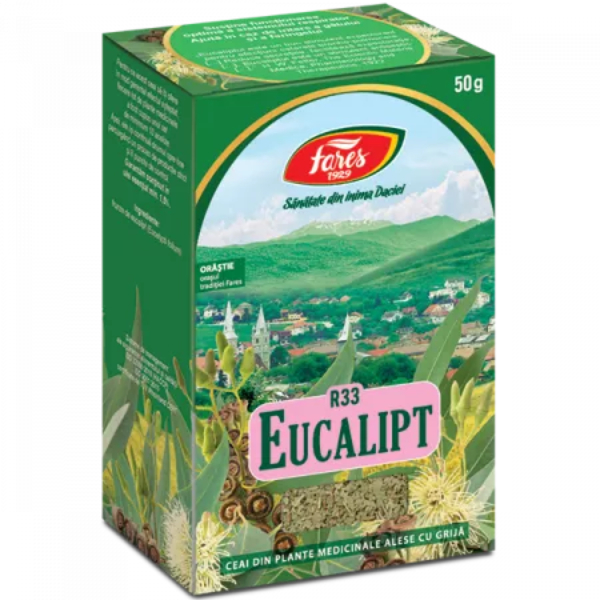 Ceai eucalipt frunze, R33, 50 g - Fares