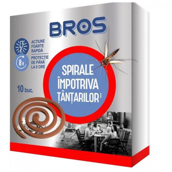 Spirale impotriva tantarilor, 10 bucati - Bros