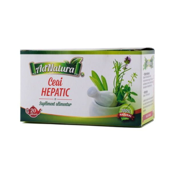 Ceai hepatic, 1.5 g 20 pliculete - AdNatura