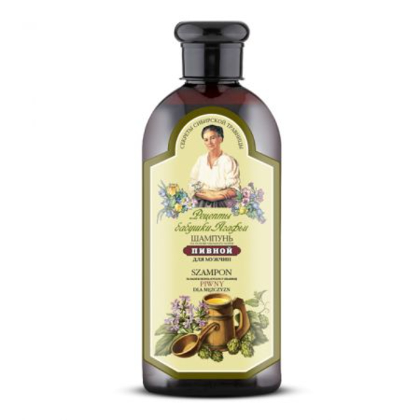 Sampon anticadere cu extract de bere, 350 ml - Agafia