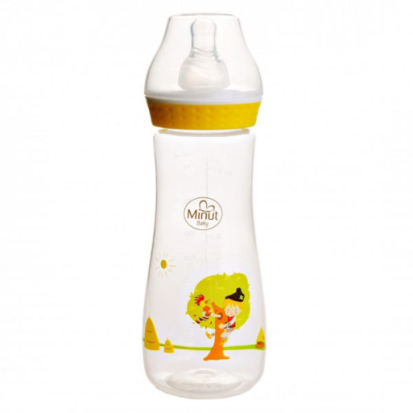 Biberon Povesti Pupaza din Tei, 250 ml - Minut Baby