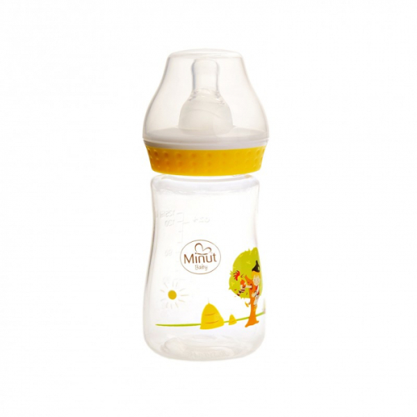Biberon Povesti Pupaza din Tei, 125 ml - Minut Baby