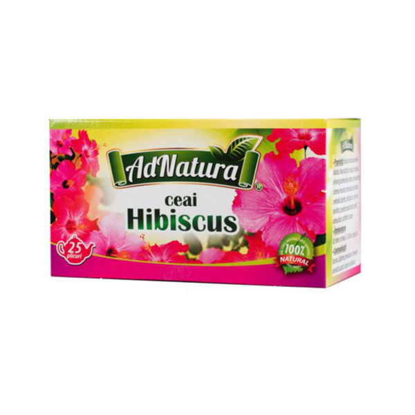 Ceai hibiscus, 1.5 g 20 pliculete - AdNatura