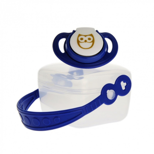 Suzeta silicon, +6 luni + cutie protectie - Minut Baby