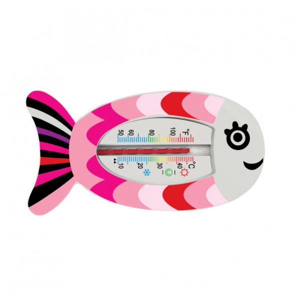Termometru pentru baie, model pestisor, 0+ luni - Minut Baby