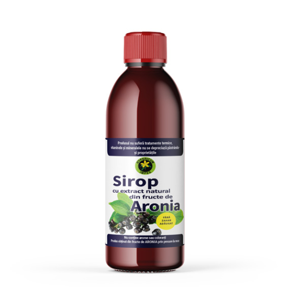 Sirop aronia fara zahar, 500 ml - Hypericum