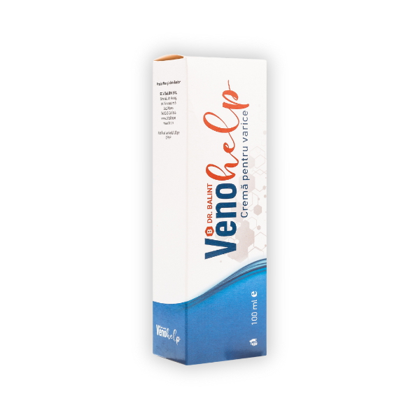 VenoHelp Crema pentru Varice, 100 ml - Dr. Balint