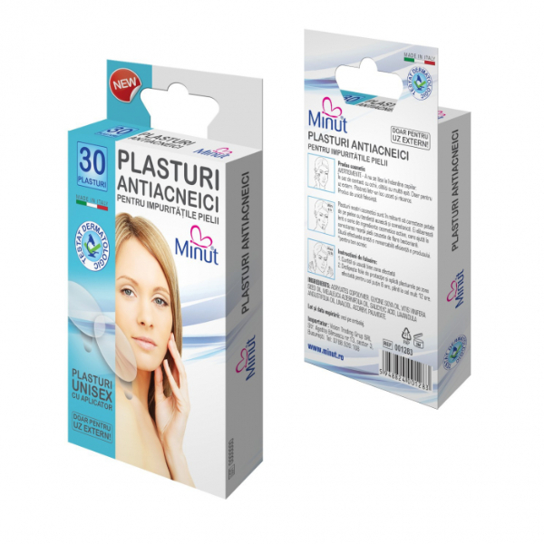 Plasturi Antiacneici, 30 bucati - Minut