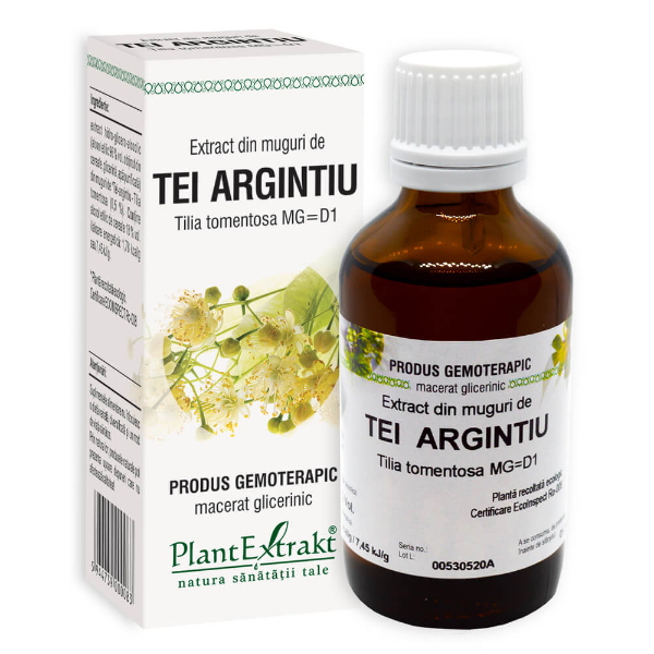 Extract din muguri de tei argintiu - Tilia tomentosa, 50 ml - PlantExtrakt