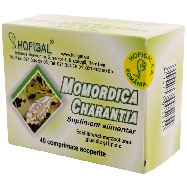 Momordica Charantia, 40 comprimate - Hofigal