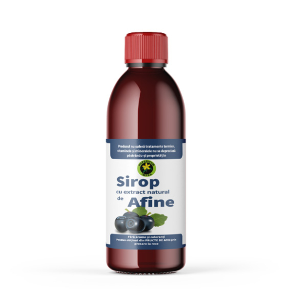 Sirop cu extract natural de afine, 500 ml - Hypericum