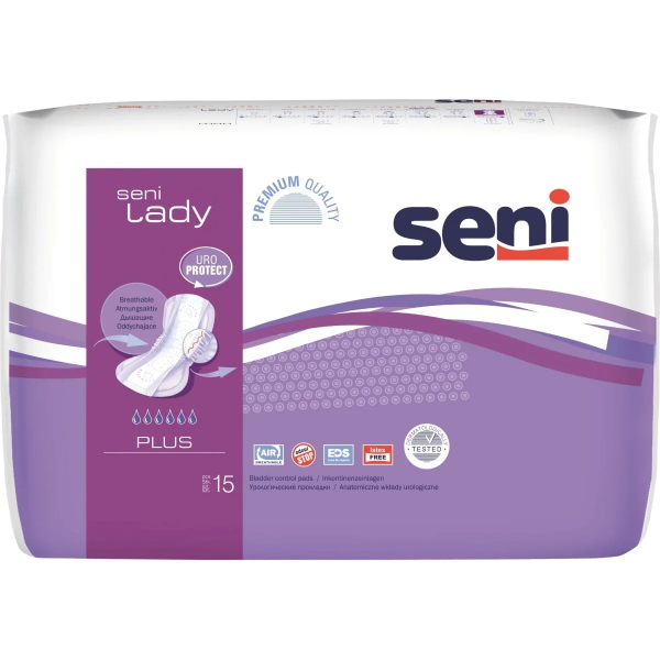 Absorbante pentru Incontinenta Seni Lady Plus, 15 bucati - Seni