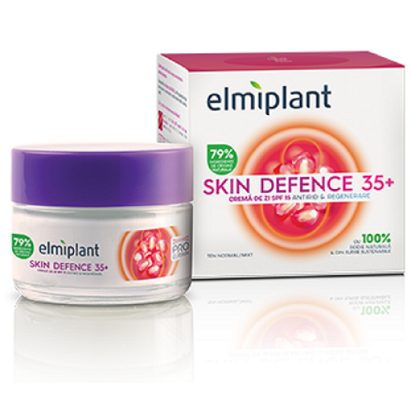 Crema Antirid de Zi Ten Normal SPF 15 Skin Defence 35+, 50 ml - Elmiplant