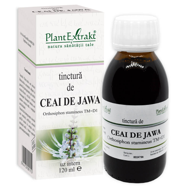 Tinctura de ceai de Jawa - Orthosiphon stamineus TM, 120 ml - PlantExtrakt