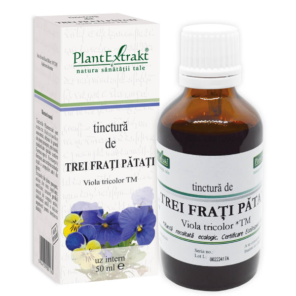 Tinctura de trei frati patati - Viola tricolor TM, 50 ml - PlantExtrakt