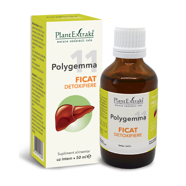 Polygemma nr. 11 - Ficat detoxifiere, 50 ml - PlantExtrakt