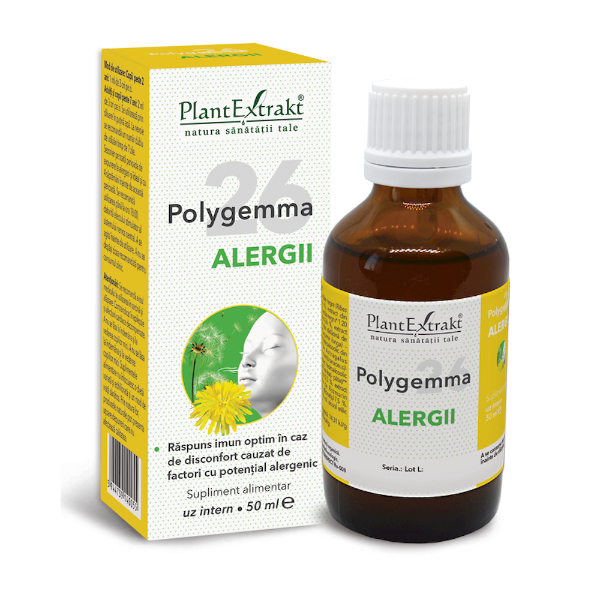 Polygemma nr. 26 - Alergii, 50 ml - PlantExtrakt