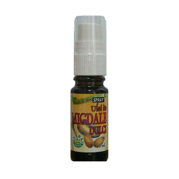 Ulei de migdale dulci spray, 10 ml - Herbavit