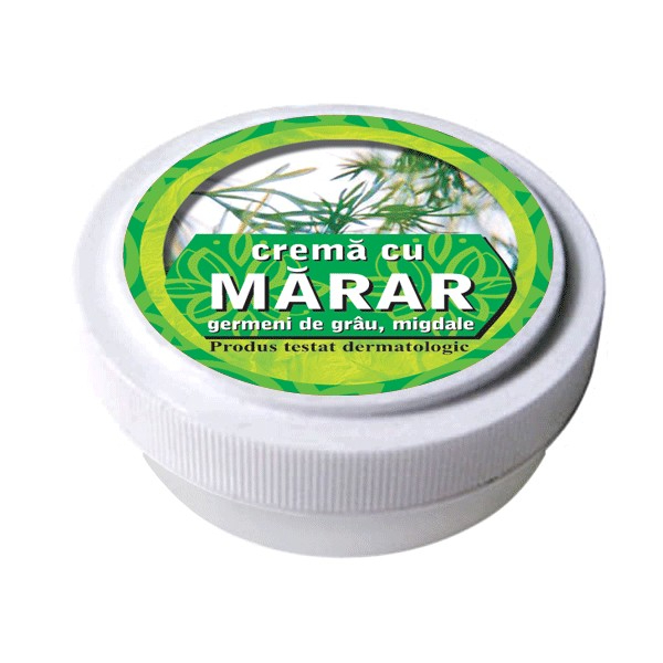 Crema cu extract de marar, ulei de germeni de grau si miere de albine, 15 g - Manicos