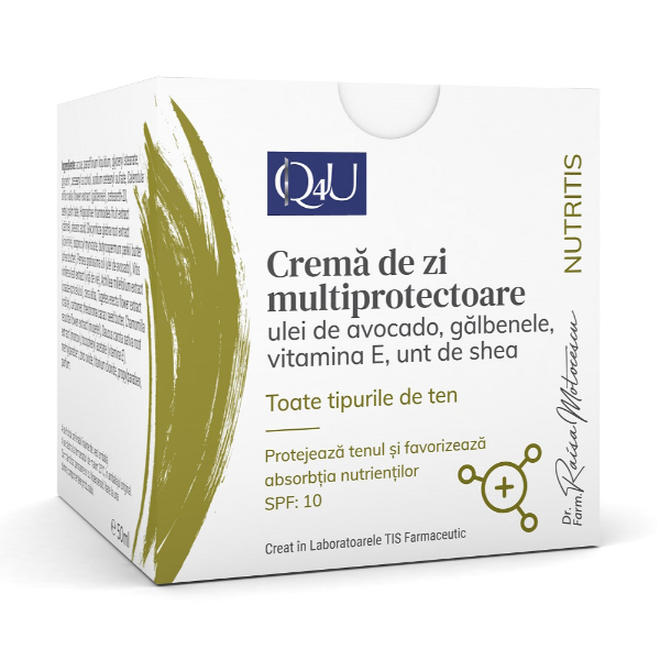 Crema de Zi Multiprotectoare Nutritis Q4U, 50 ml - Tis Farmaceutic
