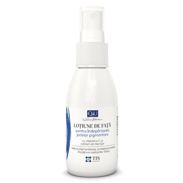 Lotiune de Fata Contra Petelor Q4U, 50 ml - Tis Farmaceutic