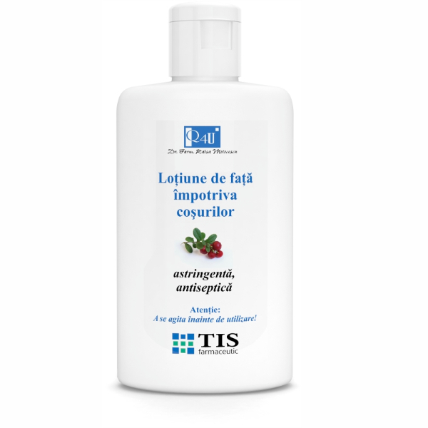 Lotiune de fata impotriva cosurilor Q4U, 60 ml - Tis Farmaceutic