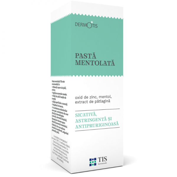 Pasta mentolata DermoTIS, 50 ml - Tis Farmaceutic