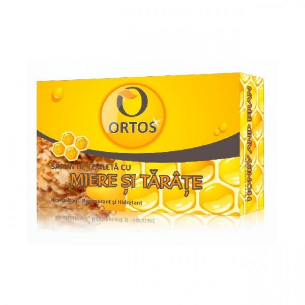 Sapun cu miere si tarate, 100 g - Ortos