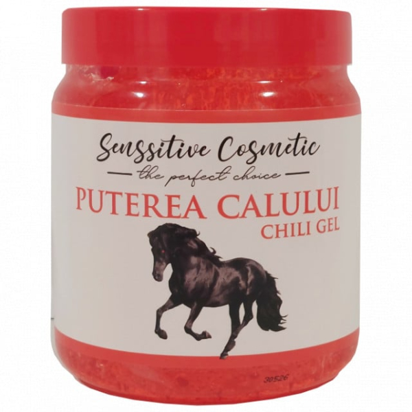 Gel Puterea Calului cu ardei iute, 500 ml - WUNDmed