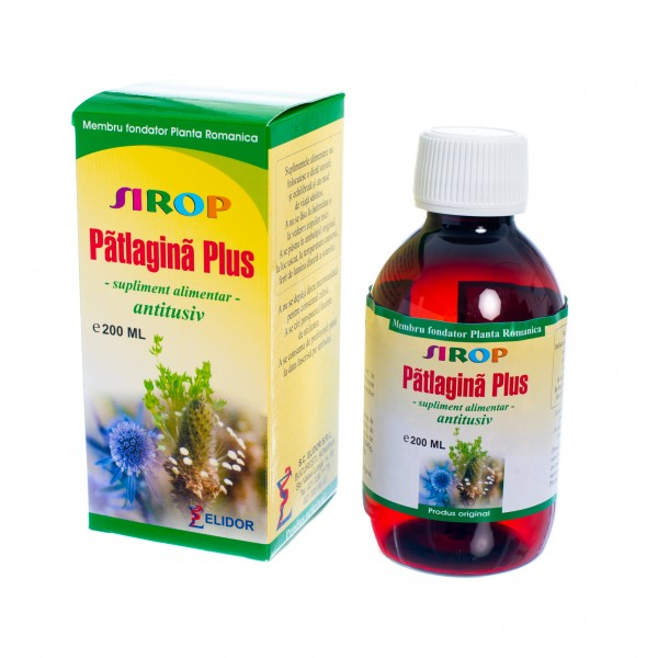 Sirop Patlagina Plus, 200 ml - Elidor