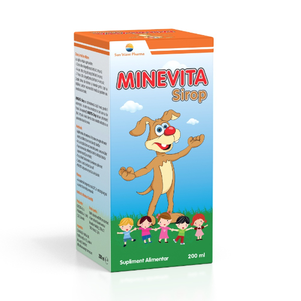 Sirop Minevita, 200 ml - Sun Wave Pharma