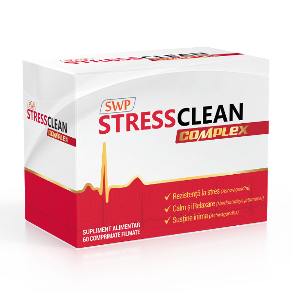 Stressclean Complex, 60 Comprimate - Sun Wave Pharma