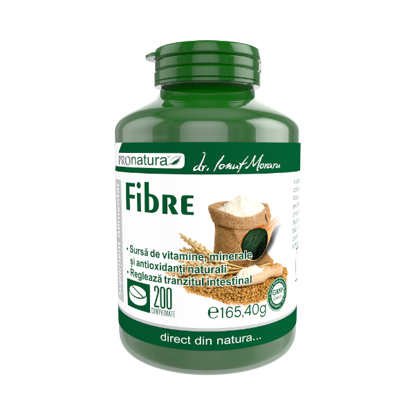Fibre, 200 comprimate - Pro Natura