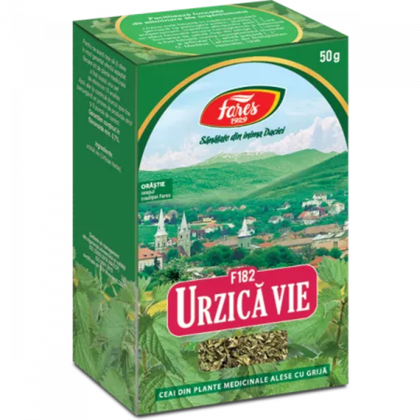 Ceai urzica vie iarba, F182, 50 g - Fares