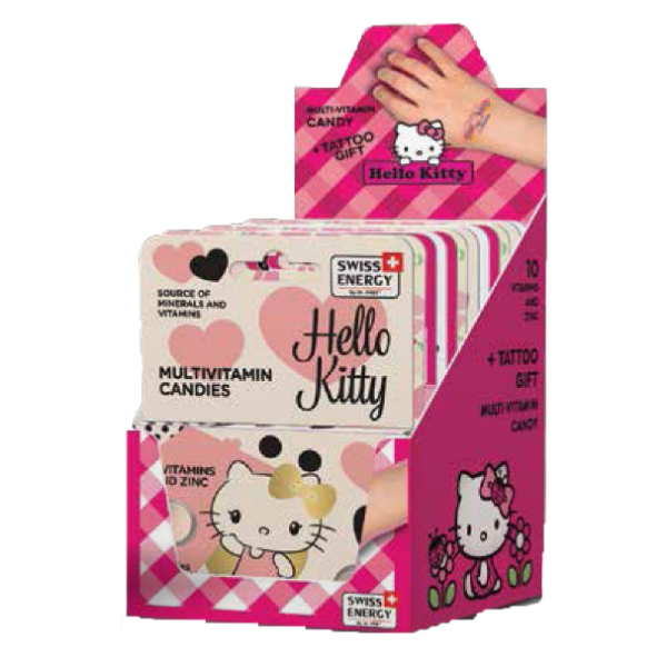 Swiss Multivitamine Hello Kitty blister, 12 buc